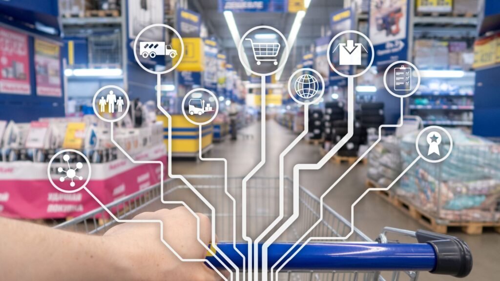 online shopping, symbolizing integrated technology solutions — showcasing the Best E-commerce Development Services.