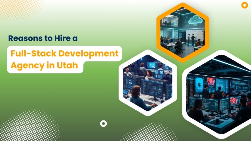Team of experts working on innovative web and real estate projects – showcasing the Best Full-Stack Development Agency in Utah and Best Real Estate Marketing Services in Utah.